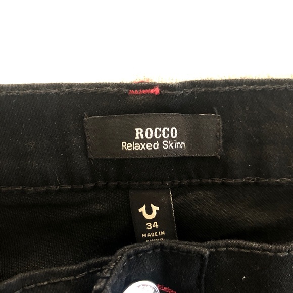 True Religion Rocco SN Moto Skinny Jean W30,W31,W34 / L32 Style: 700061 - Picture 16 of 16